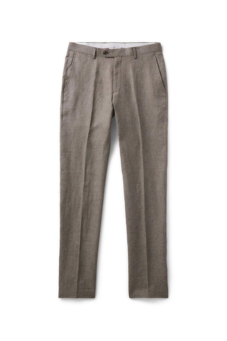 The Stevens Trouser in Morel Micro Check Taylor Stitch