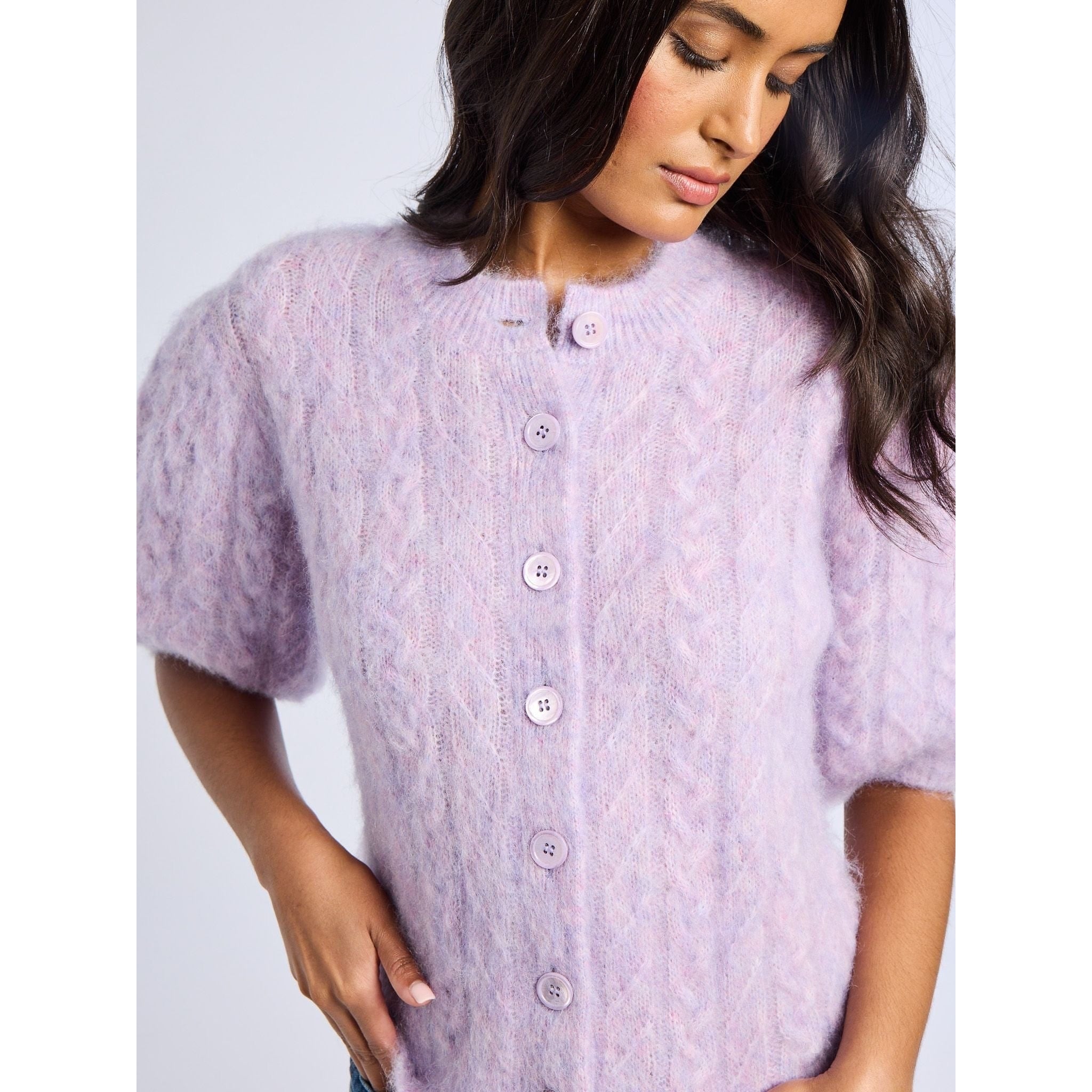 Isa Cardigan in Lilac - Primm'sIsa Cardigan in LilacMille