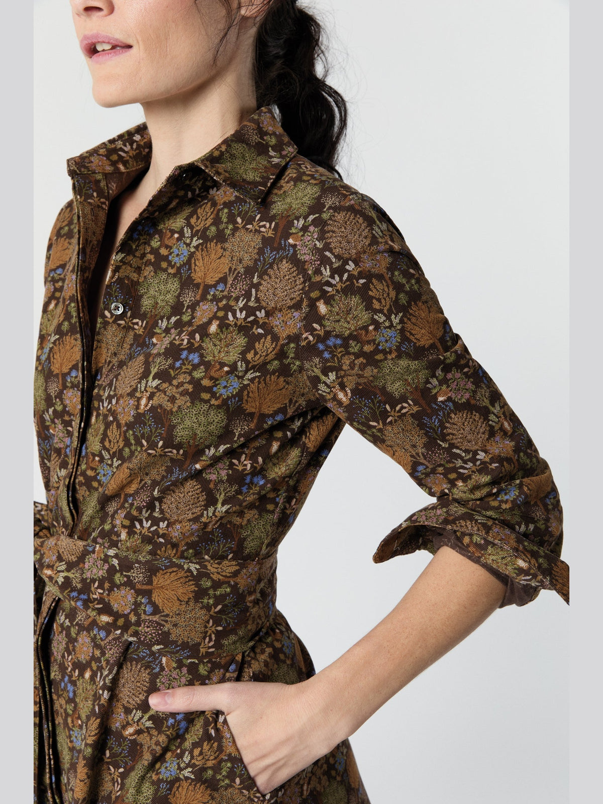 Avery Long Shirtwaist Dress Mashburn