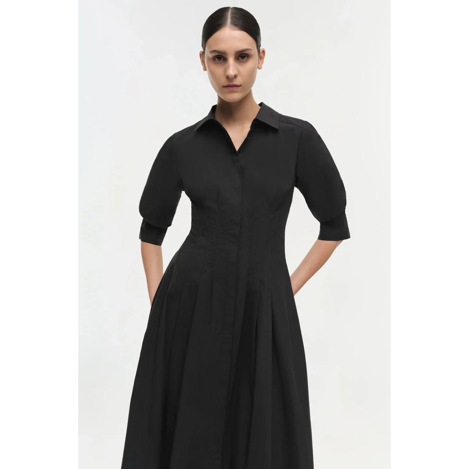 Jazz Pintuck Midi Dress - Primm'sJazz Pintuck Midi DressSimkhai