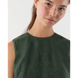 Jo Tunic Safari Green Sahara Linen - Primm'sJo Tunic Safari Green Sahara LinenMashburn