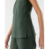 Jo Tunic Safari Green Sahara Linen - Primm'sJo Tunic Safari Green Sahara LinenMashburn