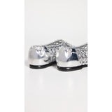 Simkhai Eden Woven Metallic Leather Ballet Flats
