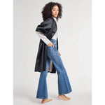 Josephine Coat in Black Satin - Primm'sJosephine Coat in Black SatinMille