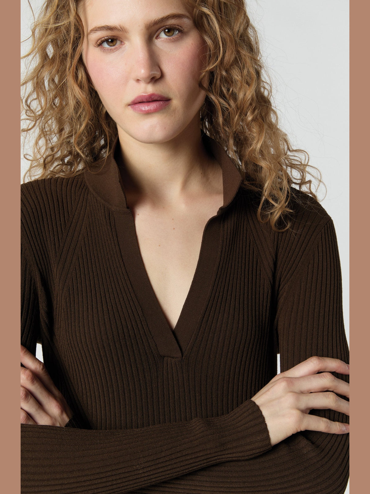 Addie Johnny-Collar Sweater Dress Mashburn