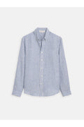 Mill Striped Shirt in Linen Alex Mill