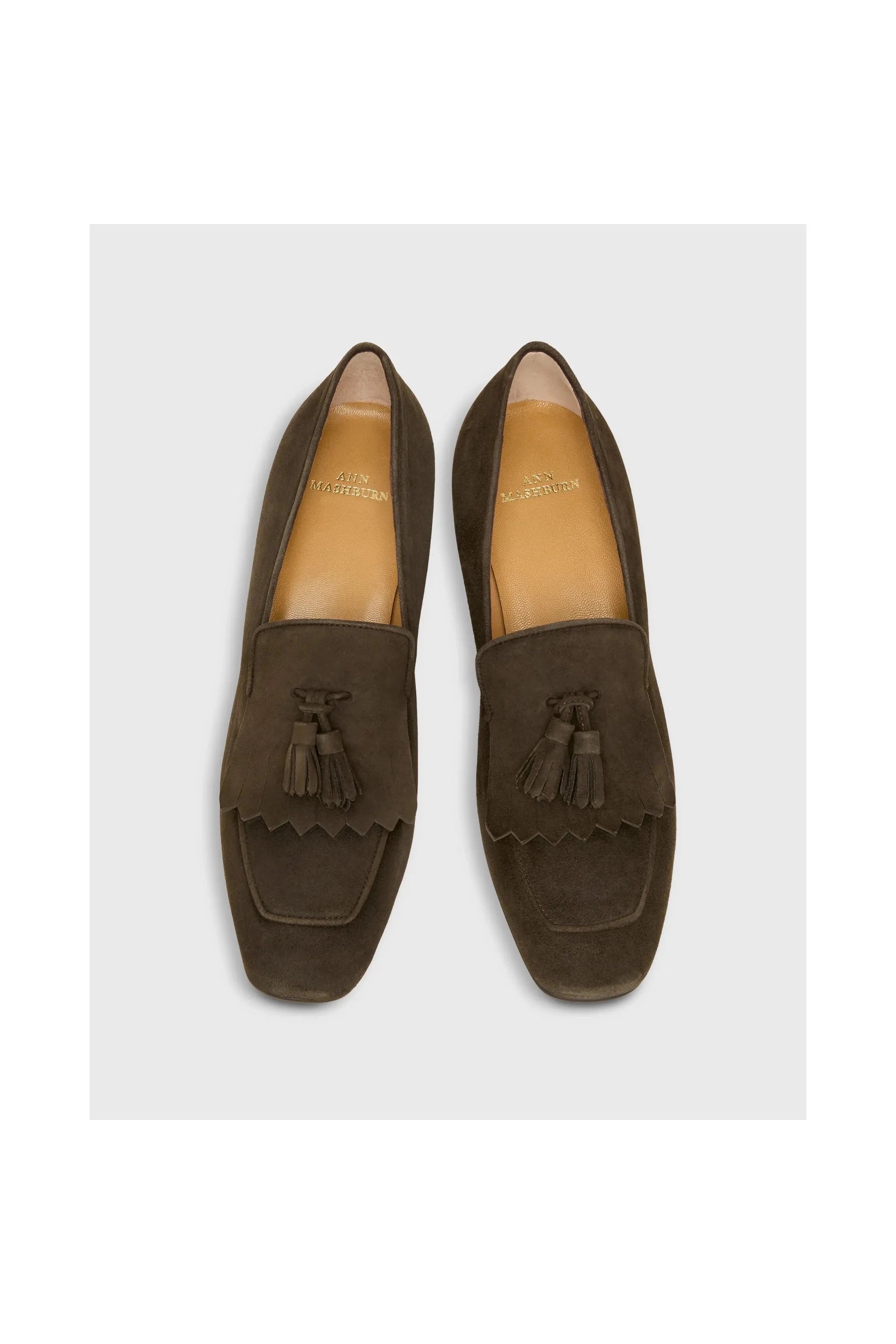 Kilt Heel Chocolate Suede - Primm'sKilt Heel Chocolate SuedeMashburn