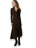 Addie Johnny-Collar Sweater Dress by Mashburn