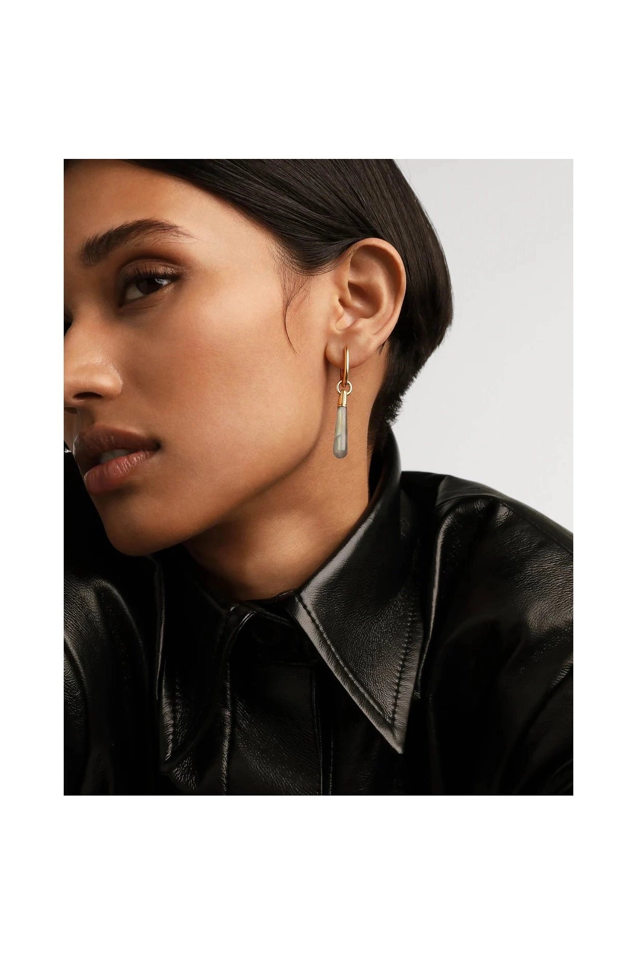 Labradorite Large Drop Pendant PDPAOLA