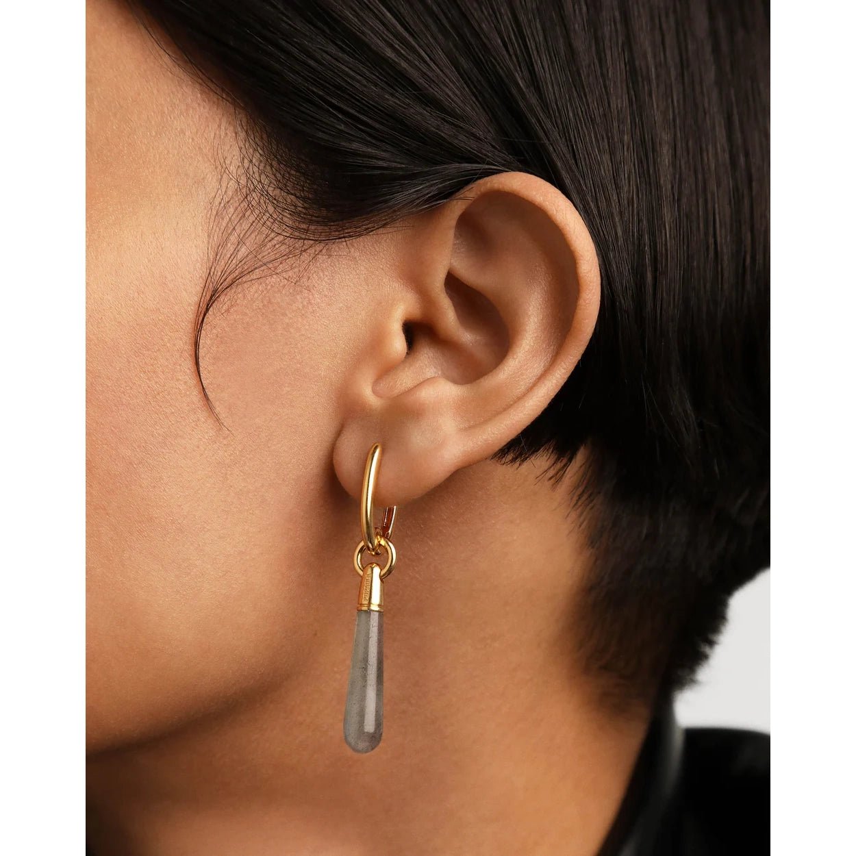 Labradorite Large Drop Pendant PDPAOLA