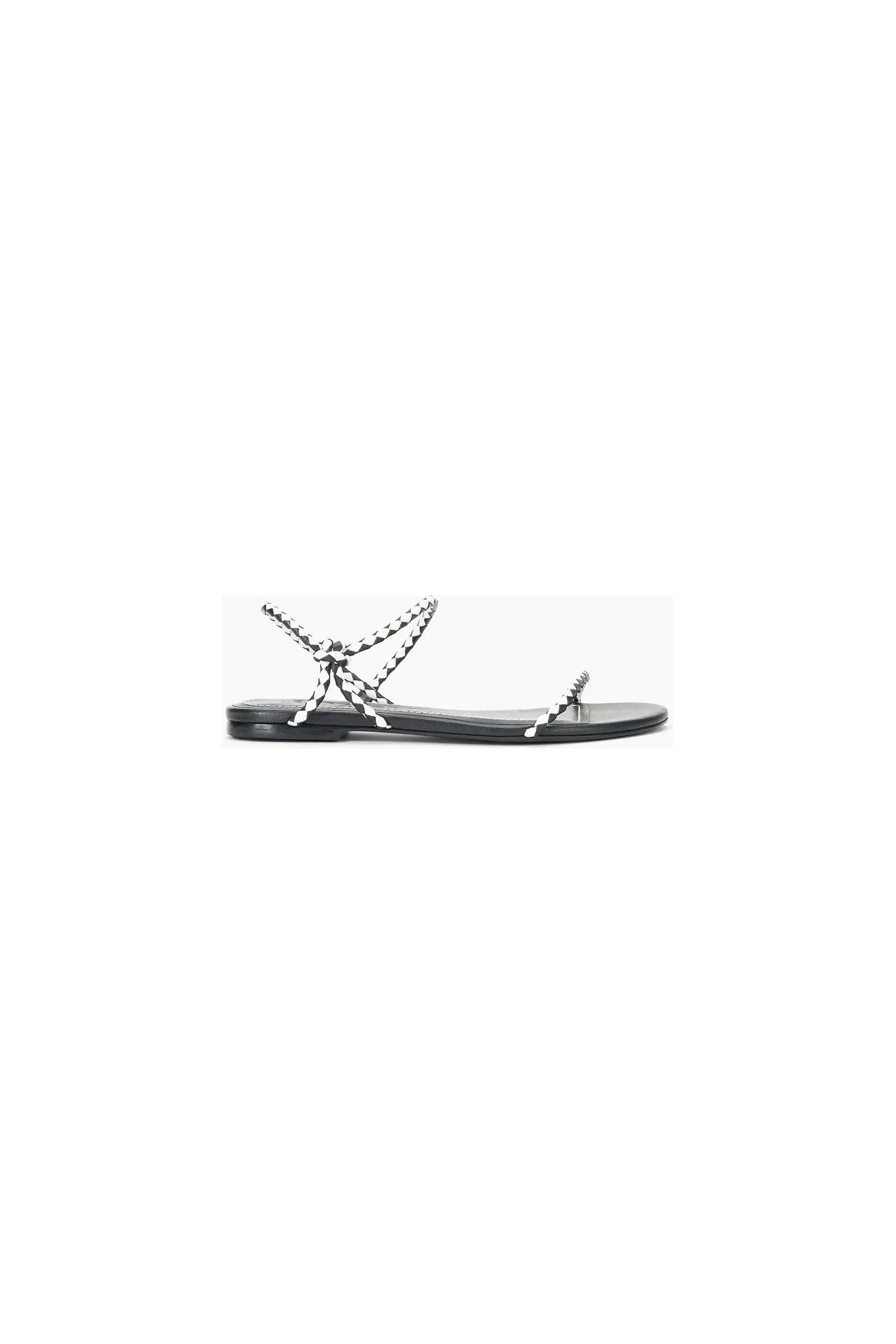 Laurel Sandal Black Paper - Primm'sLaurel Sandal Black PaperStaud
