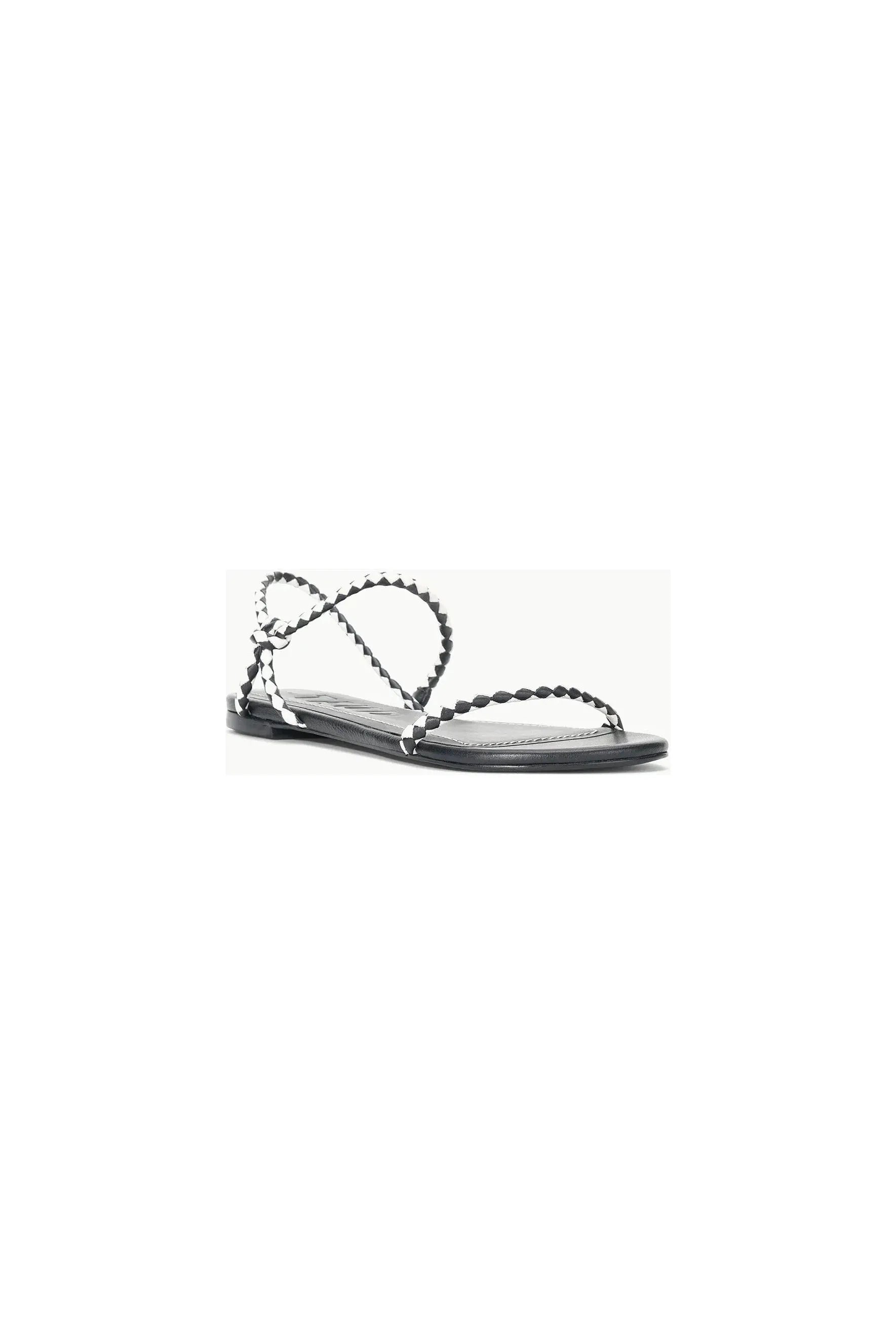Laurel Sandal Black Paper - Primm'sLaurel Sandal Black PaperStaud