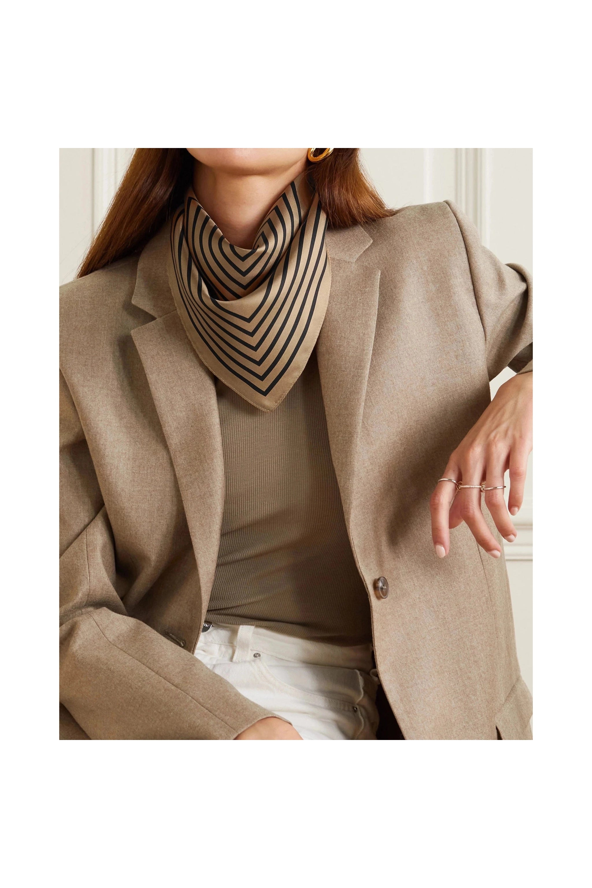 Lescarf NO. 15 | Cappucino | 50 CM - Primm'sLescarf NO. 15 | Cappucino | 50 CMLescarf