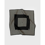 Lescarf NO. 16 | Black & Cream| 50 CM - Primm'sLescarf NO. 16 | Black & Cream| 50 CMLescarf