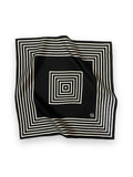 Lescarf NO. 16 | Black & Cream| 50 CM - Primm'sLescarf NO. 16 | Black & Cream| 50 CMLescarf