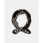 Lescarf NO. 16 | Black & Cream| 50 CM - Primm'sLescarf NO. 16 | Black & Cream| 50 CMLescarf