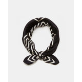 Lescarf NO. 16 | Black & Cream| 50 CM - Primm'sLescarf NO. 16 | Black & Cream| 50 CMLescarf