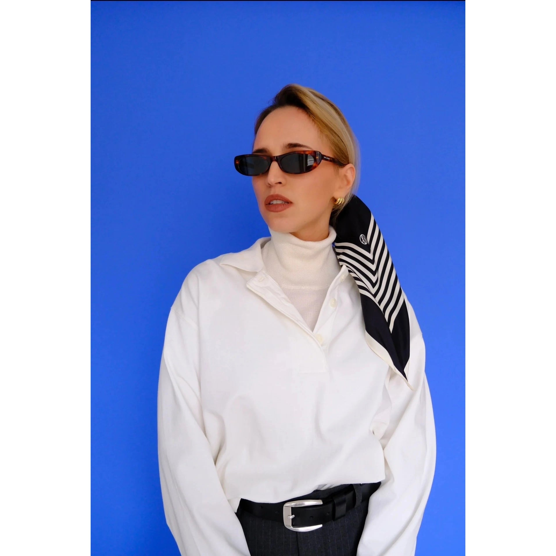 Lescarf NO. 2 | Black | 65 CM - Primm'sLescarf NO. 2 | Black | 65 CMLescarf