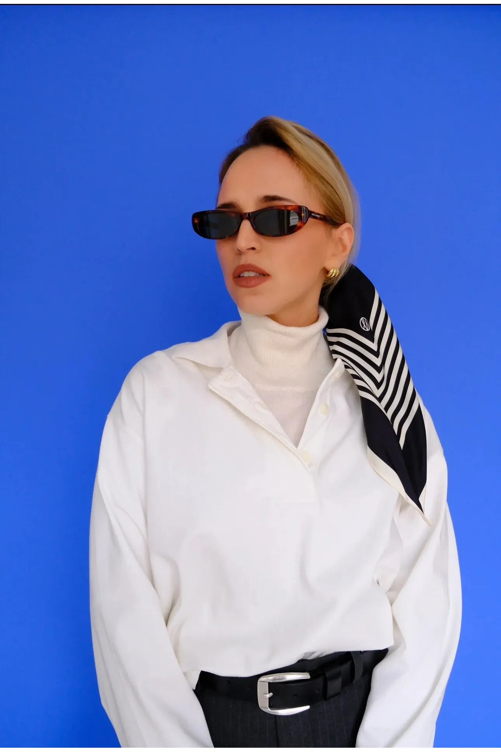 Lescarf NO. 2 | Black | 65 CM - Primm'sLescarf NO. 2 | Black | 65 CMLescarf
