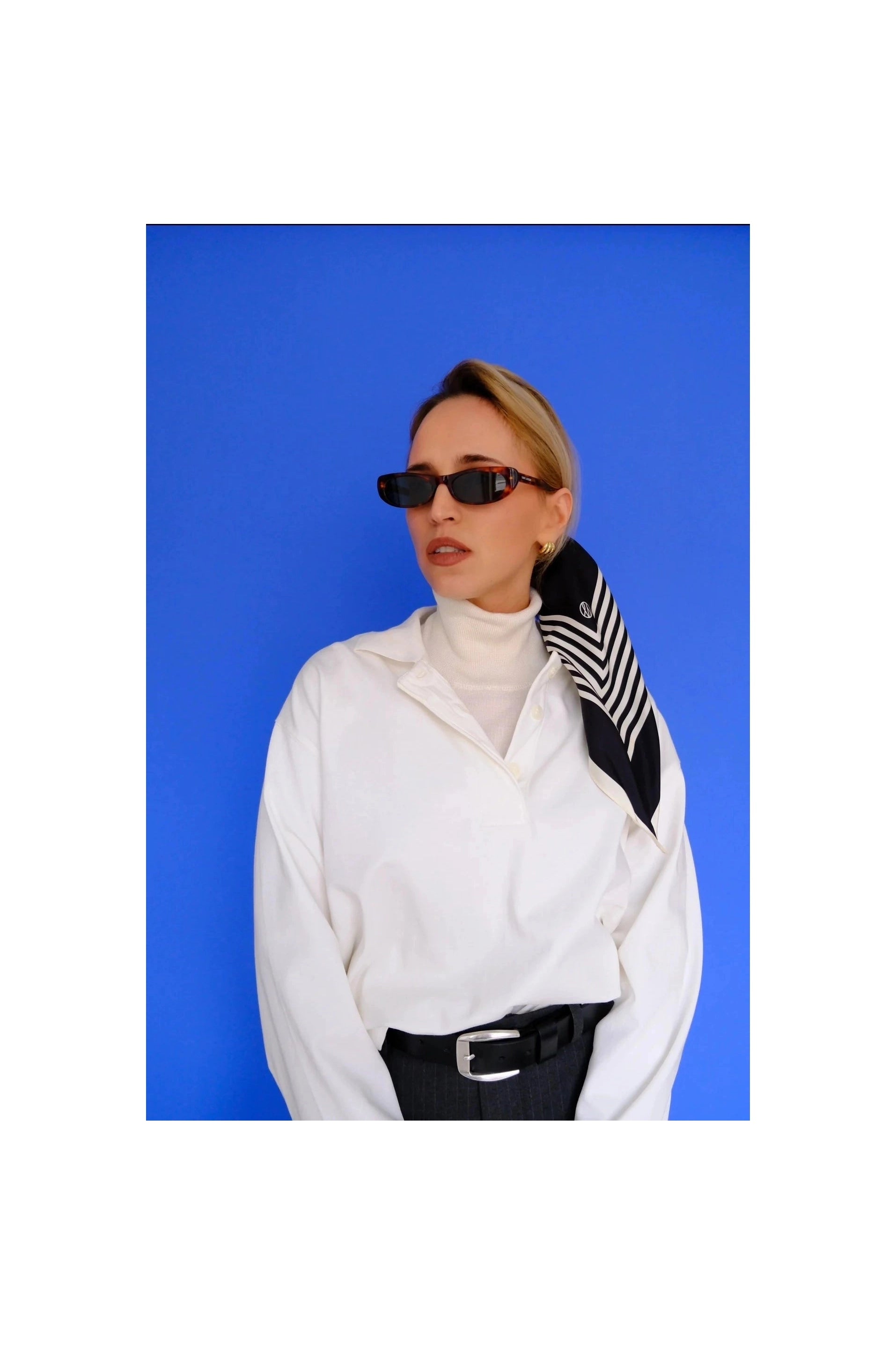 Lescarf NO. 2 | Black | 65 CM - Primm'sLescarf NO. 2 | Black | 65 CMLescarf