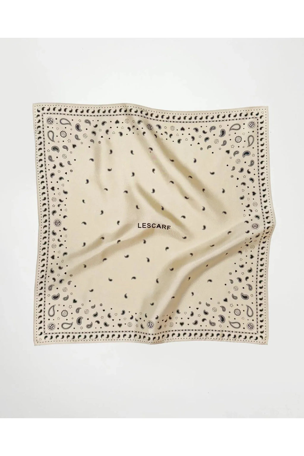Lescarf Paisley Scarf 2 | Sand| 50 CM - Primm'sLescarf Paisley Scarf 2 | Sand| 50 CMLescarf