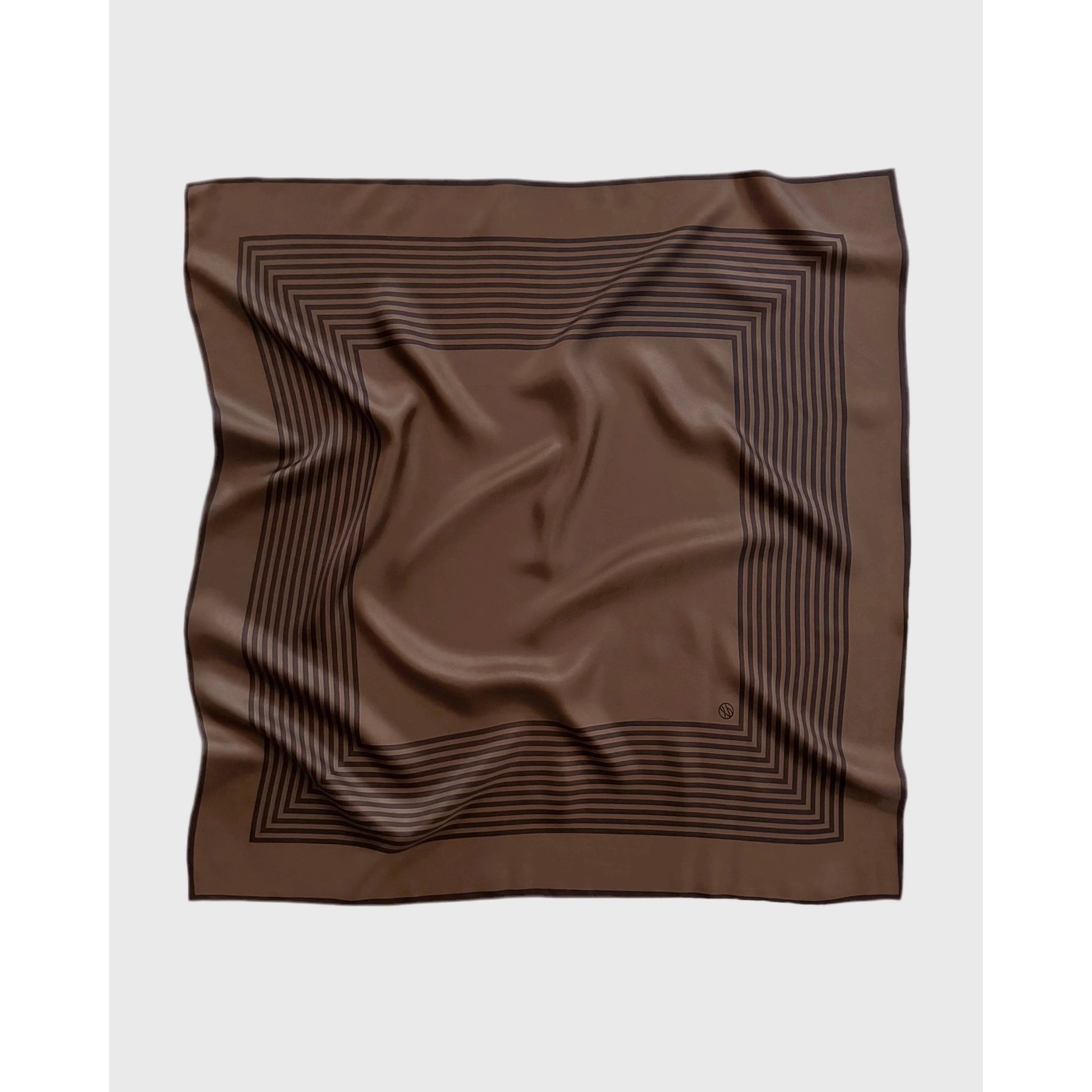 Lescarf STRIPED SCARF | BROWN | 80 CM - Primm'sLescarf STRIPED SCARF | BROWN | 80 CMLescarf