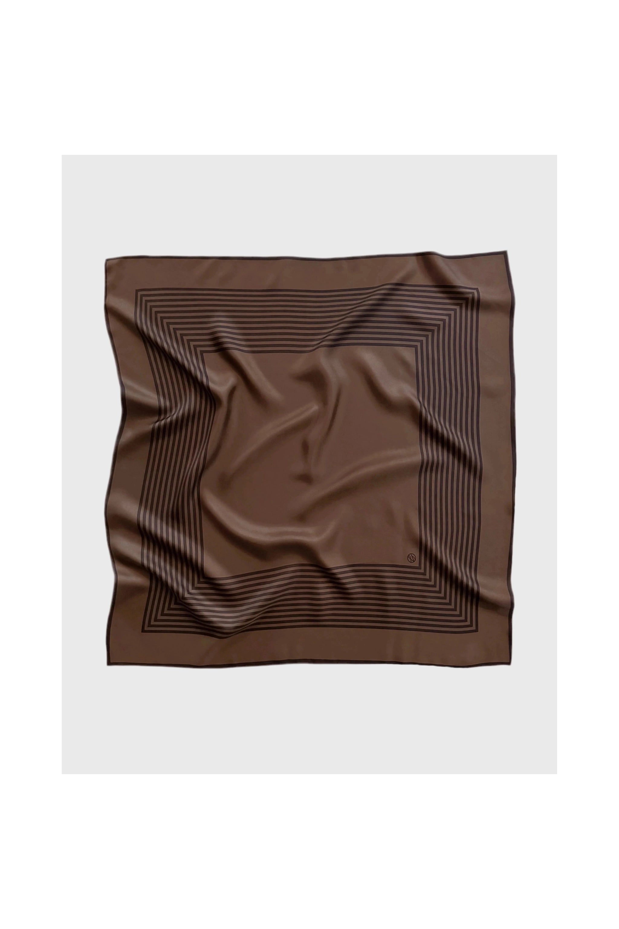 Lescarf STRIPED SCARF | BROWN | 80 CM - Primm'sLescarf STRIPED SCARF | BROWN | 80 CMLescarf