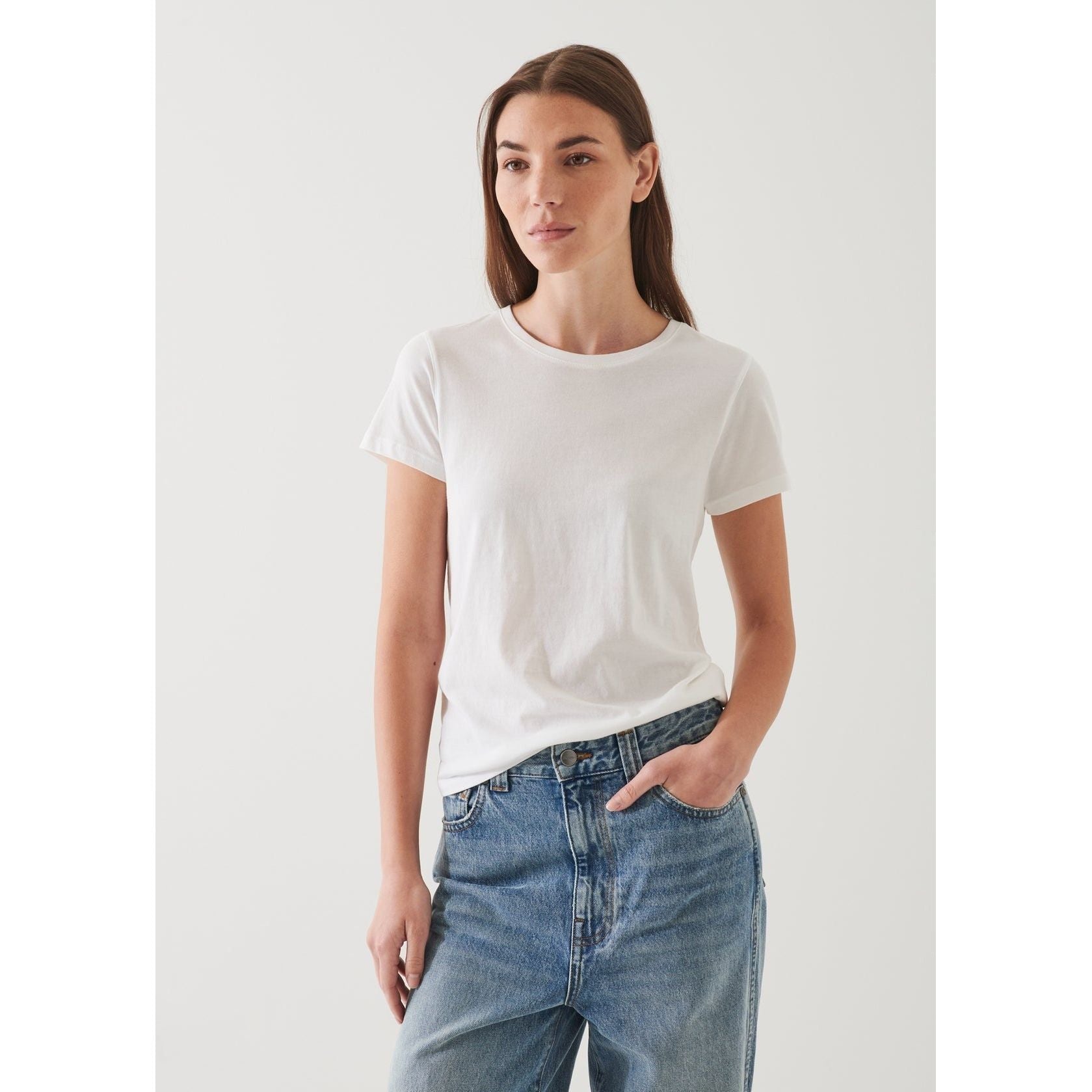 Lightweight Pima Cotton Classic T-Shirt White - Primm'sLightweight Pima Cotton Classic T-Shirt WhitePatrick Assaraf