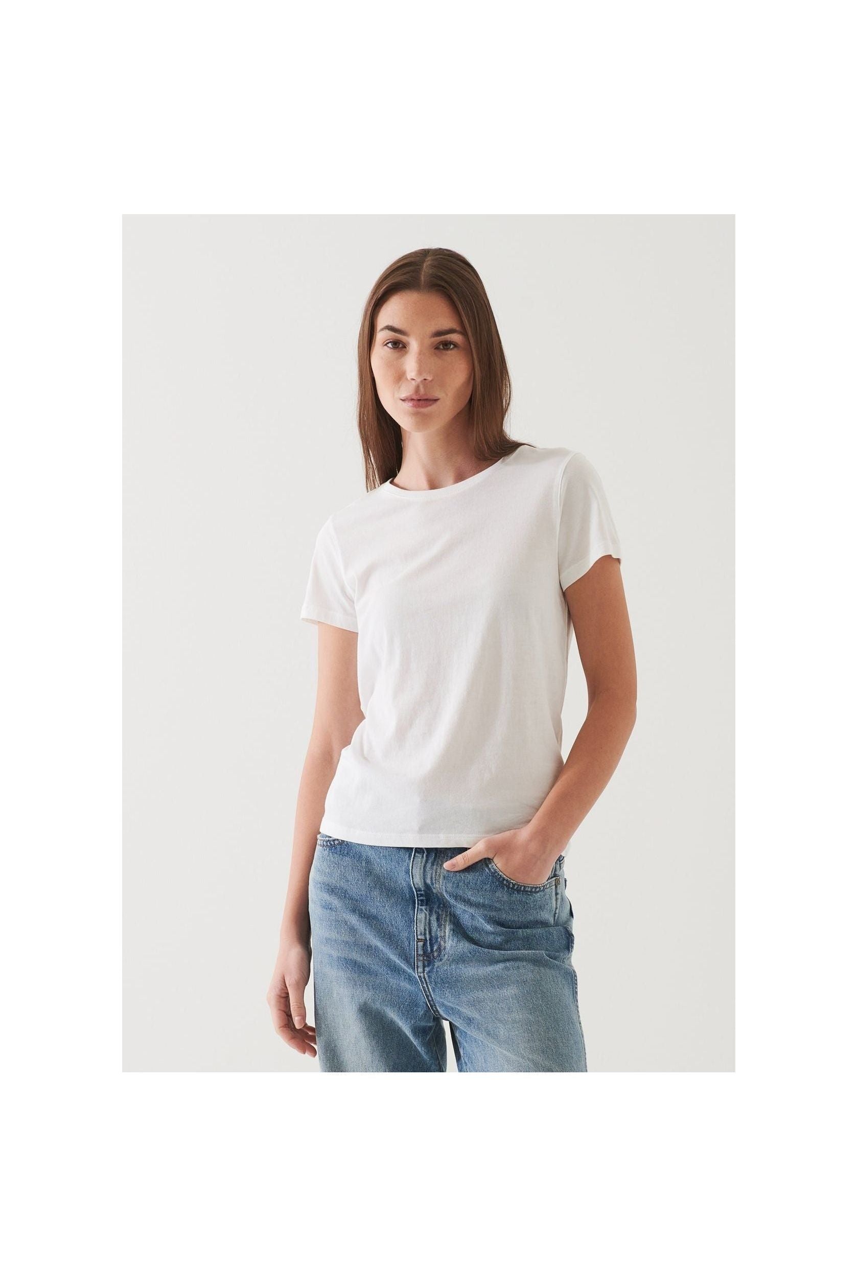 Lightweight Pima Cotton Classic T-Shirt White - Primm'sLightweight Pima Cotton Classic T-Shirt WhitePatrick Assaraf