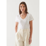 Lightweight Pima Cotton V - Neck White - Primm'sLightweight Pima Cotton V - Neck WhitePatrick Assaraf
