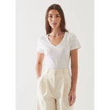 Lightweight Pima Cotton V - Neck White - Primm'sLightweight Pima Cotton V - Neck WhitePatrick Assaraf
