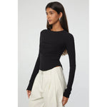 Line by K Cathal Top Black - Primm'sLine by K Cathal Top BlackLine by K