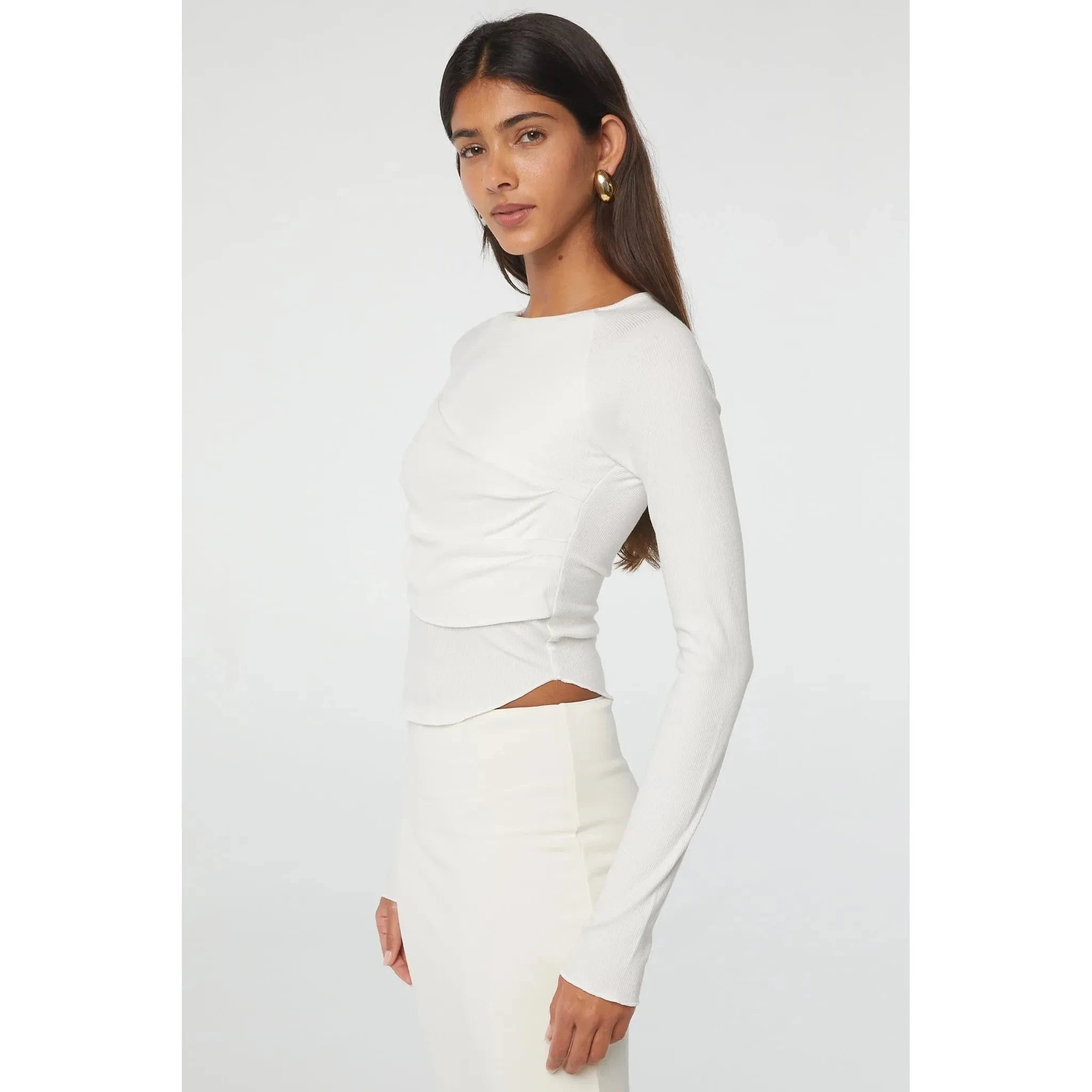Line by K Cathal Top White - Primm'sLine by K Cathal Top WhiteLine by K