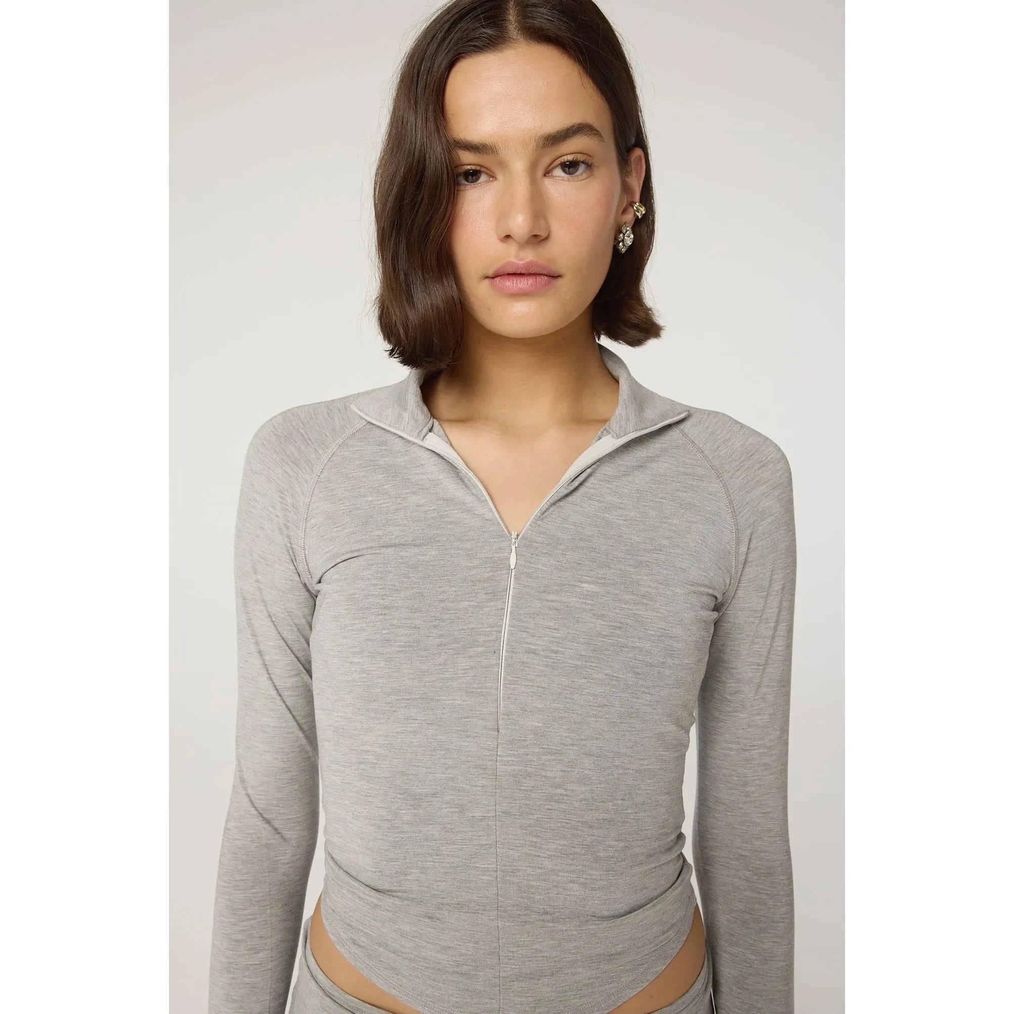 Line by K Fion Top Heather Grey - Primm'sLine by K Fion Top Heather GreyLine by K