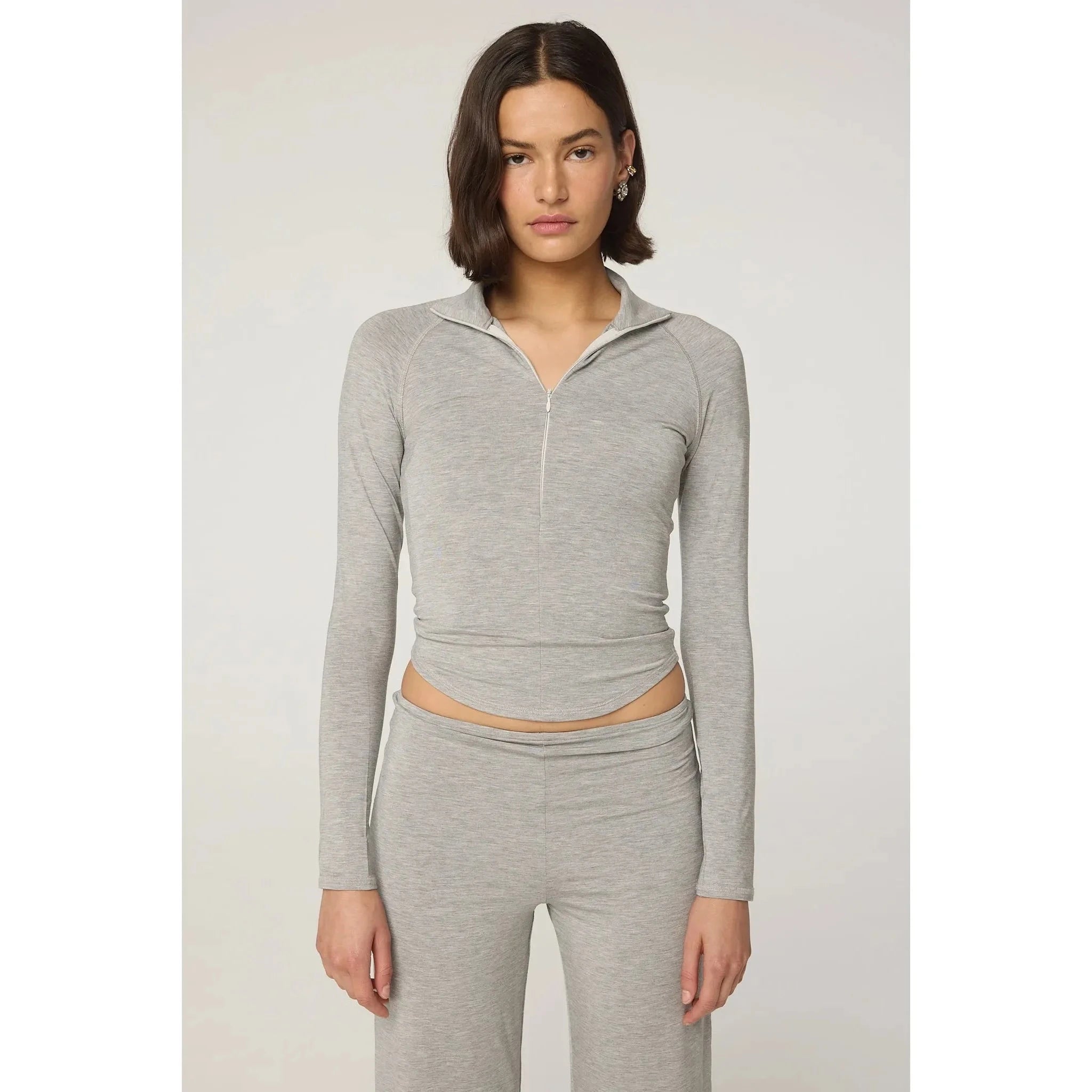 Line by K Fion Top Heather Grey - Primm'sLine by K Fion Top Heather GreyLine by K