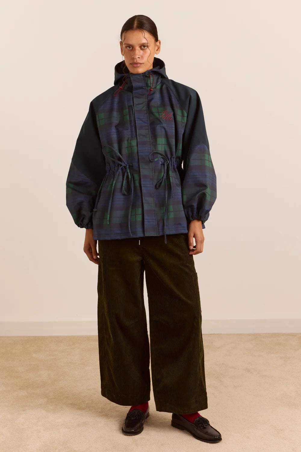 Liu Raincoat Damson Madder