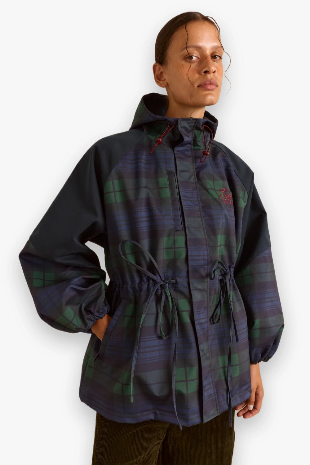 Liu Raincoat Damson Madder