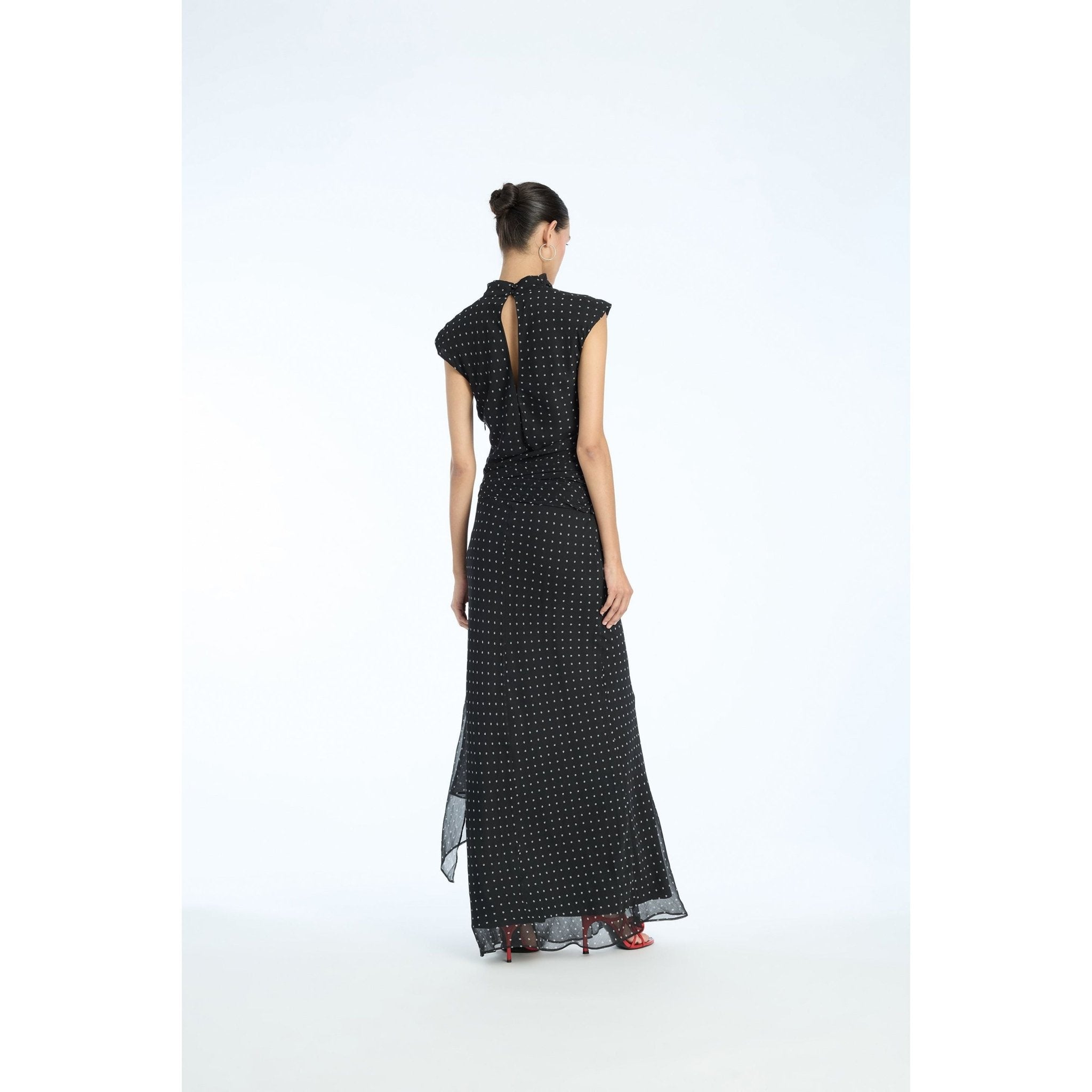 Long Dress W. Tie - Primm'sLong Dress W. TieROTATE Birger Christensen