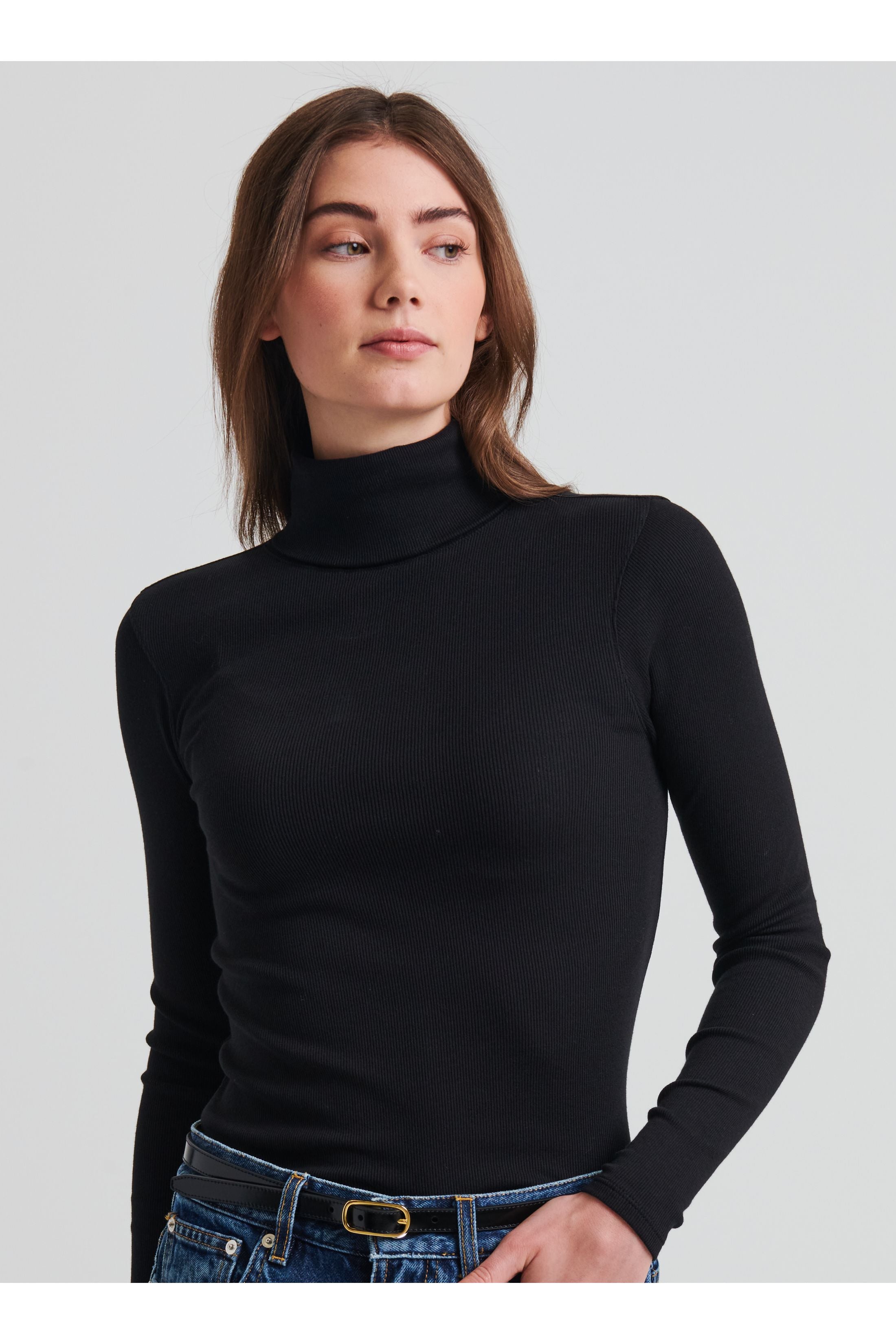 Long Sleeve Cotton Modal Rib Turtle Neck - Primm'sLong Sleeve Cotton Modal Rib Turtle NeckPatrick Assaraf