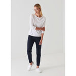 Long Sleeve Iconic Boyfriend Crew White - Primm'sLong Sleeve Iconic Boyfriend Crew WhitePatrick Assaraf