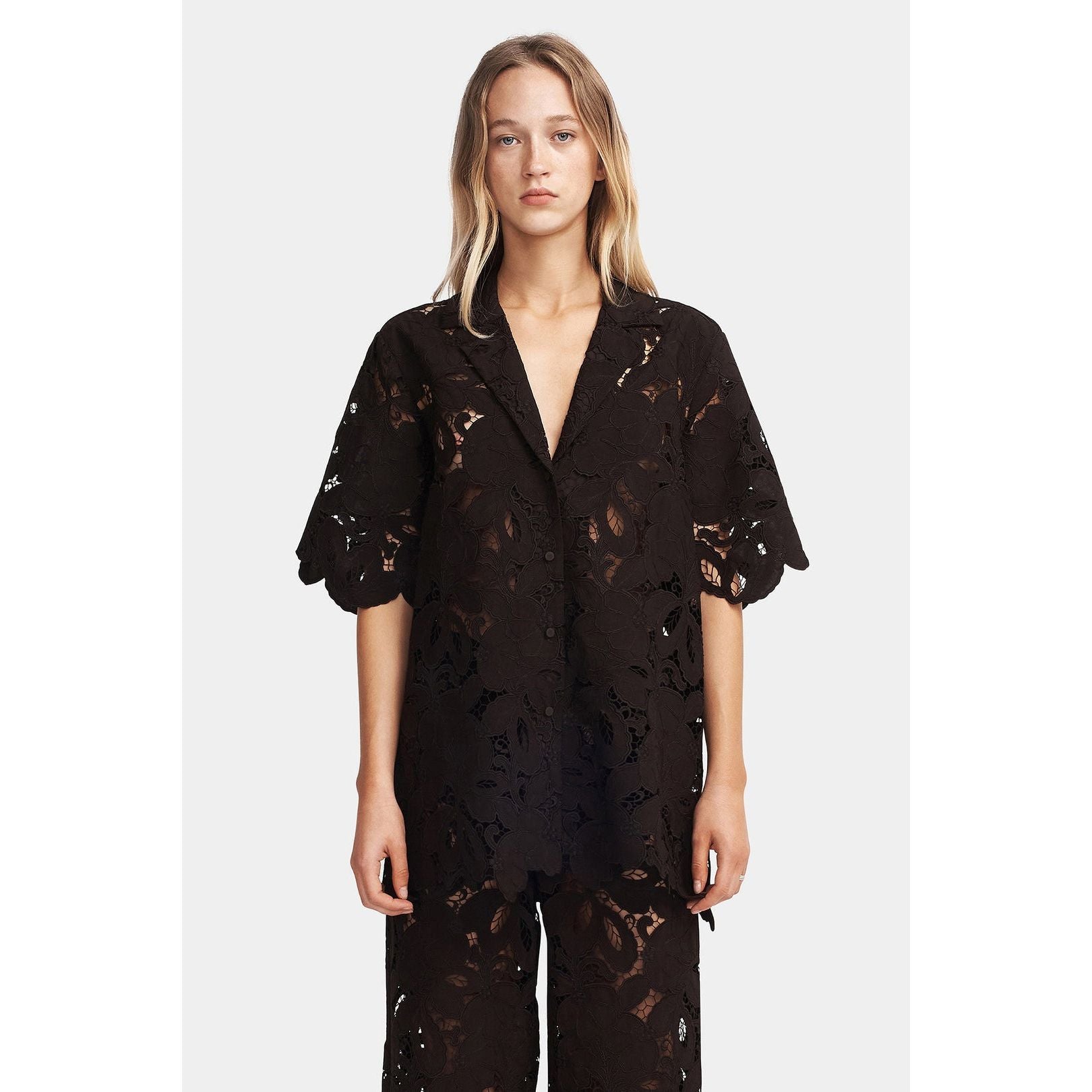 Loretta Lace Shirt Black - Primm'sLoretta Lace Shirt BlackHansen & Gretel