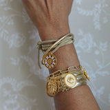 Gold Lurex Bracelet Cord