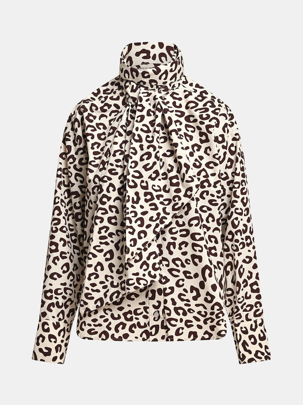 KHALEESI PUSSY BOW TIE SHIRT ESSENTIEL ANTWERP