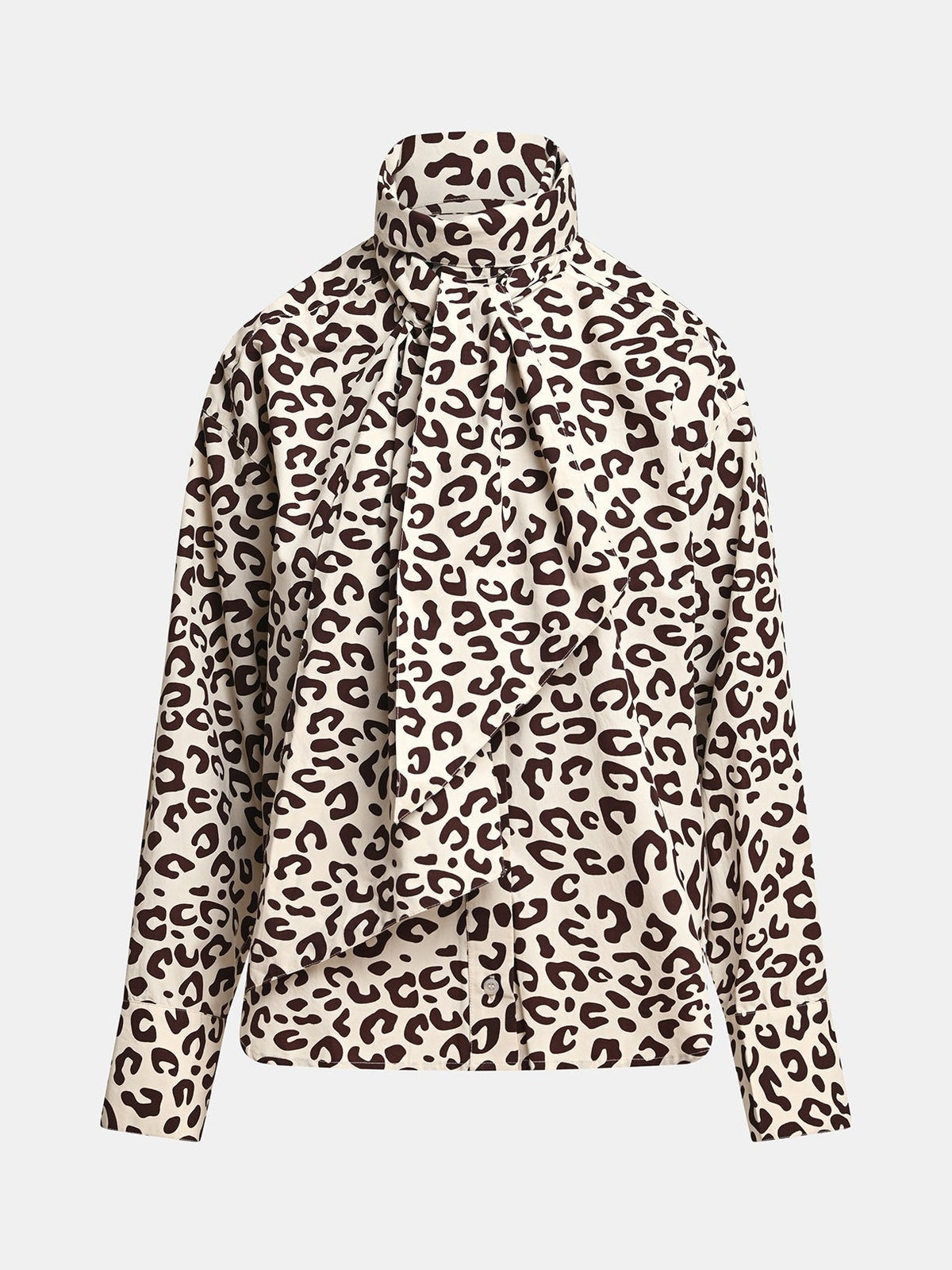 KHALEESI PUSSY BOW TIE SHIRT ESSENTIEL ANTWERP