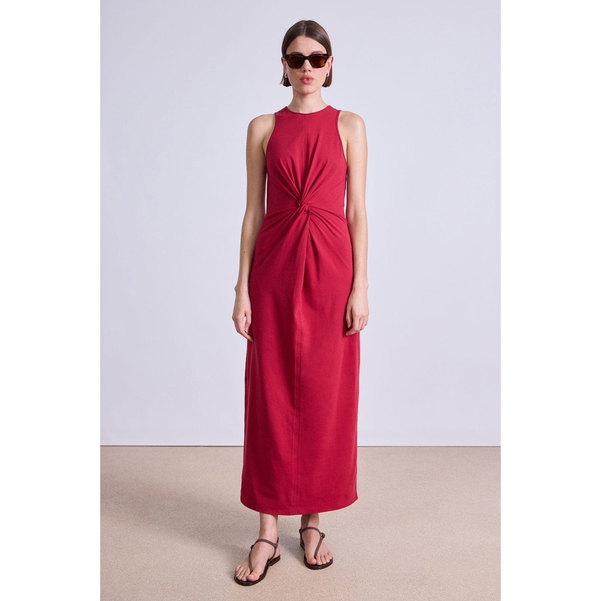Magna Twisted Tank Dress Rumba Red - Primm'sMagna Twisted Tank Dress Rumba RedApiece Apart