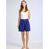 Maxwell Short in Navy Linen - Primm'sMaxwell Short in Navy LinenMille