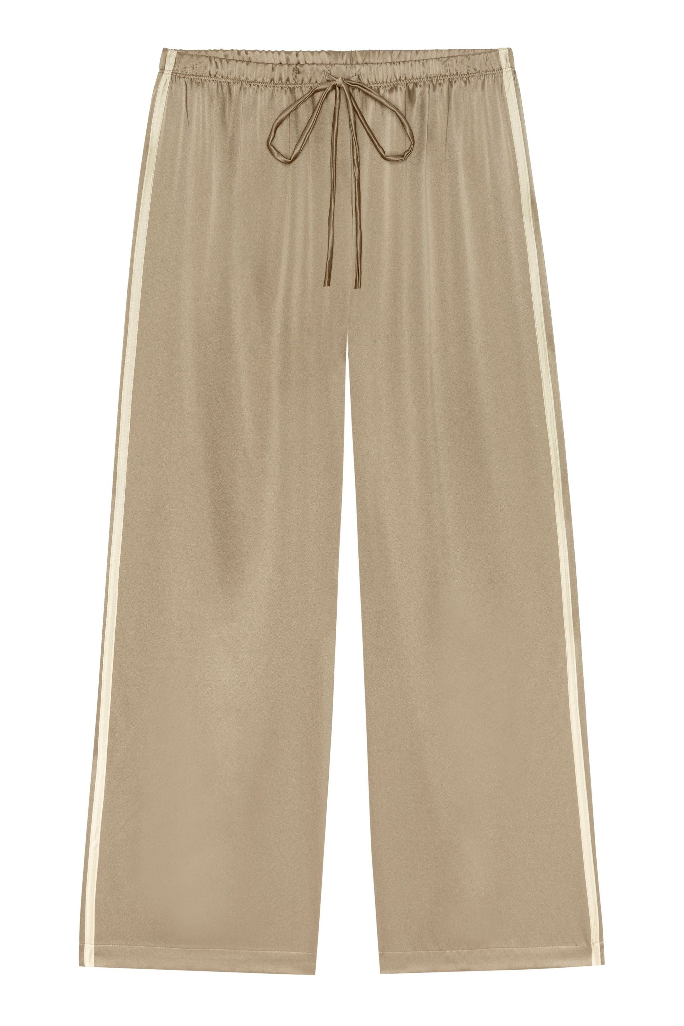 The Silk Stripe Crop Pant DONNI.