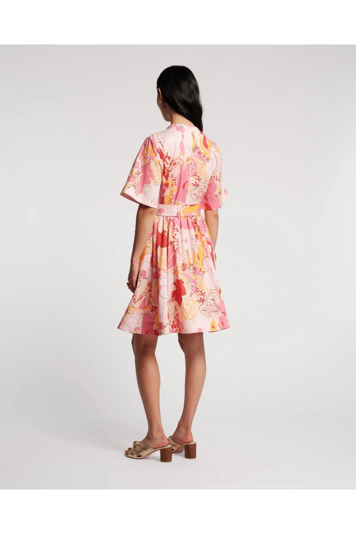 Nancy Dress Wild Tulip Cotton Blend Pink/Multi Primm's Nancy Dress Wild Tulip Cotton Blend Pink/Multi Primm's