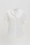 The Albane Blouse in White Leledebaltzac