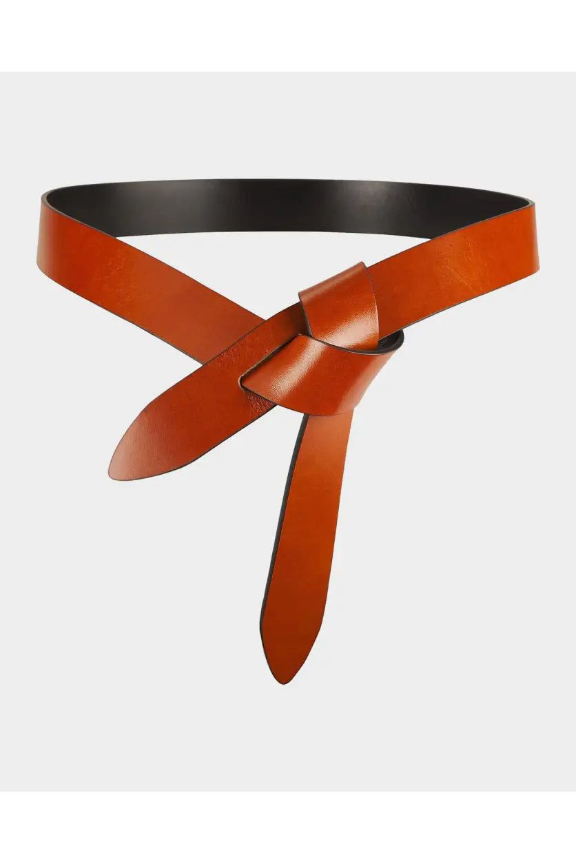 Lecce Smooth Leather Tie Belt Isabel Marant